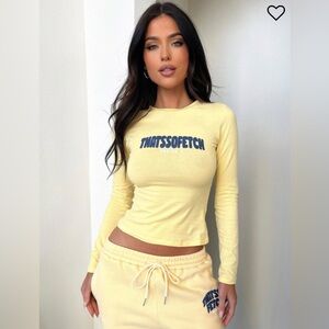 Thatssofetch Series 5 long sleeves tee yellow SZ:6